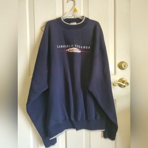 Linfield College sweatshirt